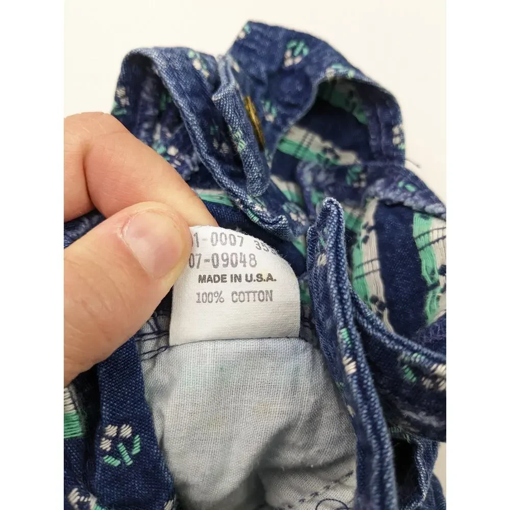 Vintage Oshkosh Floral Jumper 6-12 Months
